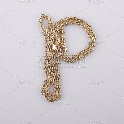 金链的字体