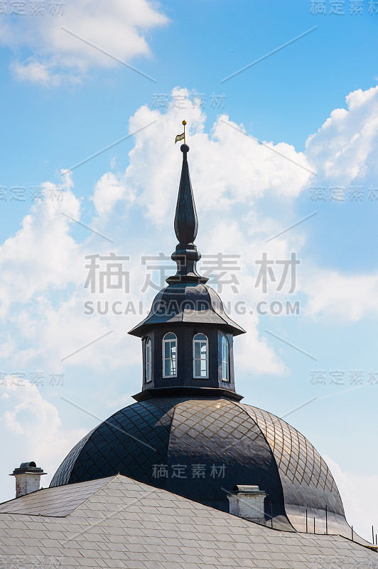 俄罗斯莫斯科区Sergiyev Posad的三一教堂Sergius Lavra。