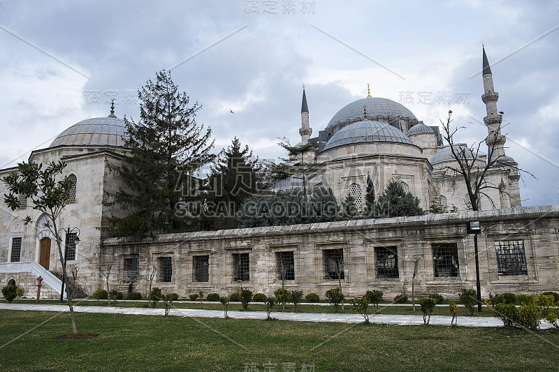 Süleymaniye清真寺在伊斯坦布尔