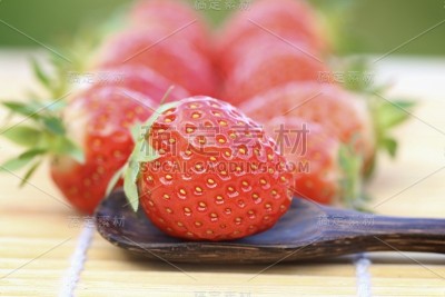 特写镜头的草莓