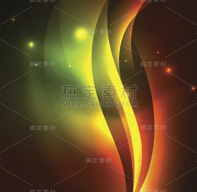 霓虹灯照亮波