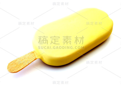 冰淇淋孤立在白色背景