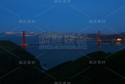 黄昏的旧金山