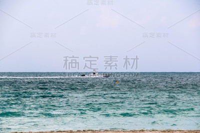 阿拉伯海的船
