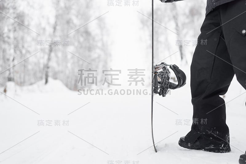 滑雪靴。