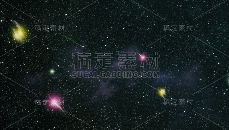 星空背景纹理。星星填充的夜空背景纹理