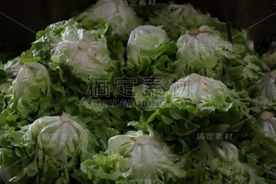 非洲毛里求斯路易斯港中央市场的沙拉