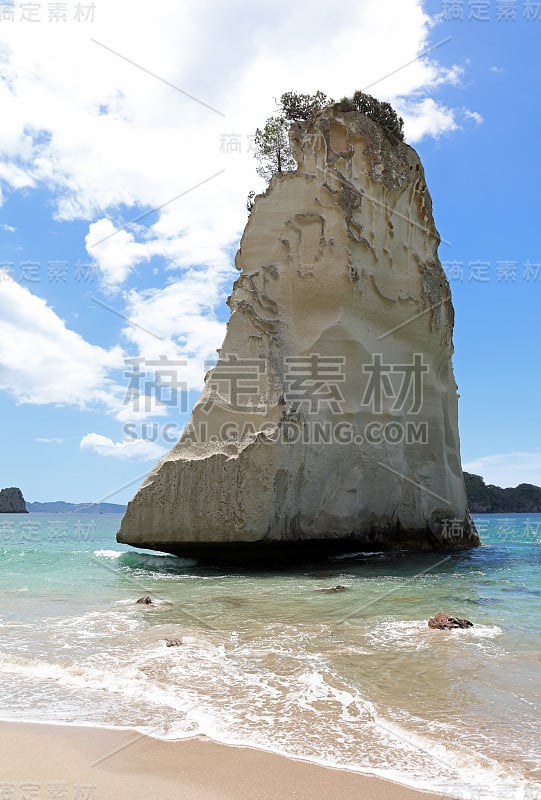 泰霍霍岩大教堂湾海洋保护区，科罗曼德尔半岛，新西兰