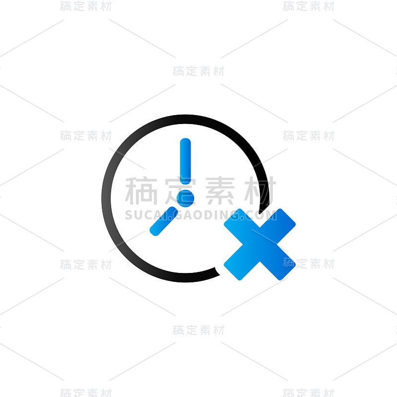 Duo Tone Icon - Clock