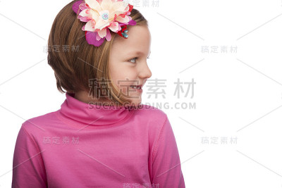 横着看
