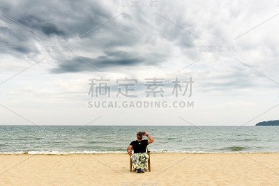 虚拟现实的海滩