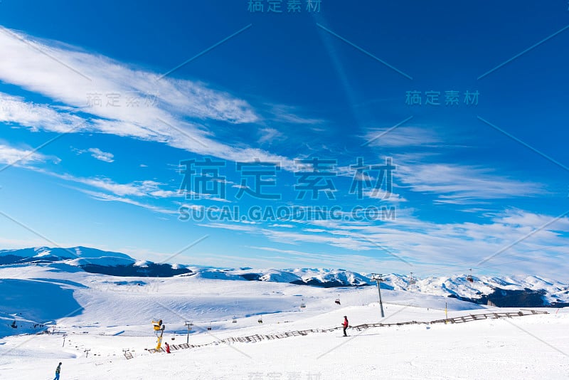 冬季滑雪胜地