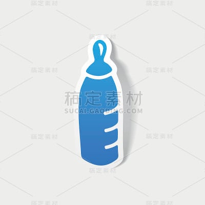 写实设计元素:奶瓶