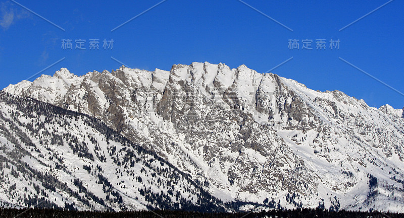 大提顿山脉的圣约翰峰