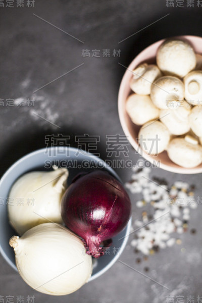 蘑菇和洋葱
