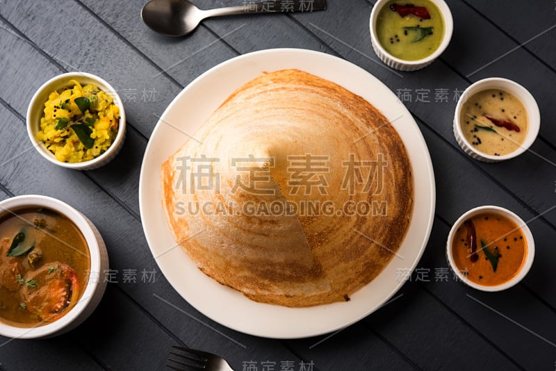 Masala dosa，南印度食物