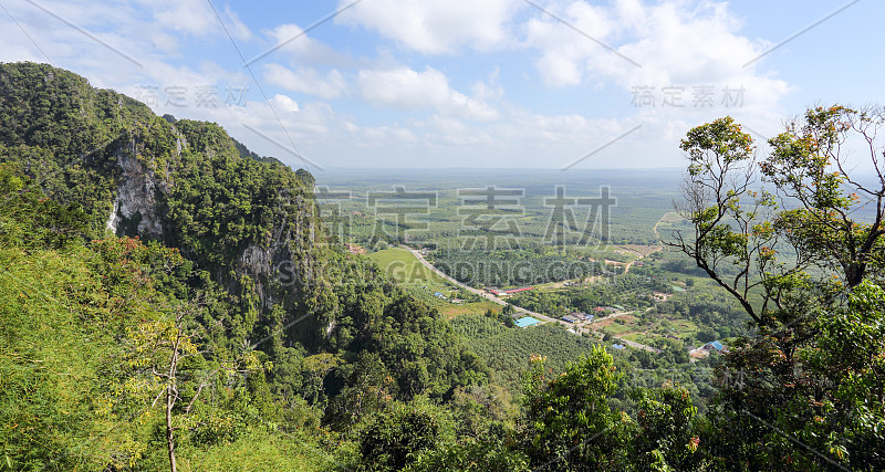 山景鸟瞰图