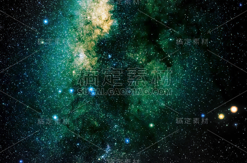 恒星和星系外太空夜空宇宙