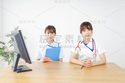医生和护士简报图像