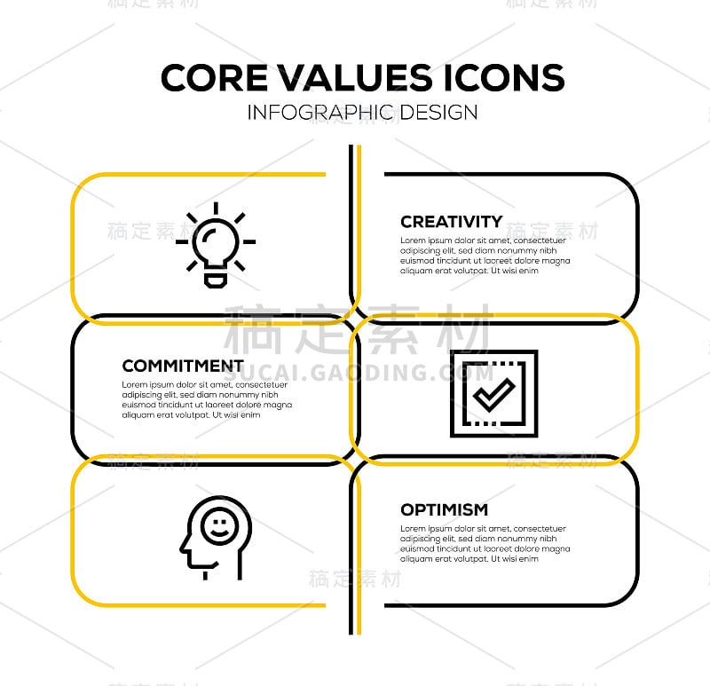 CORE VALUES ICON SET