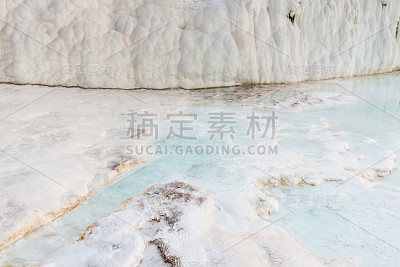 山上的纹理和图案
