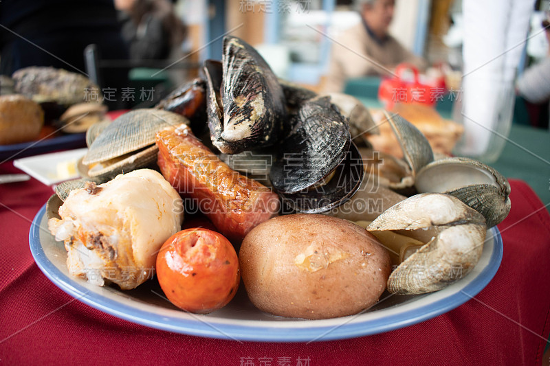 Curanto，奇洛伊的典型食物