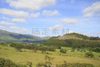 风景如画的湖区