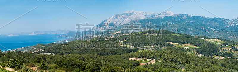 萨摩斯岛全景