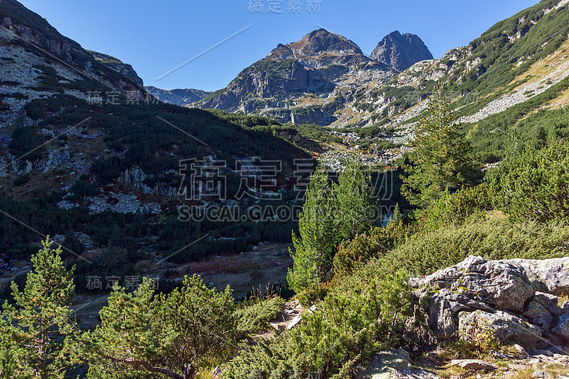 壮丽的马里约维察峰全景，瑞拉山