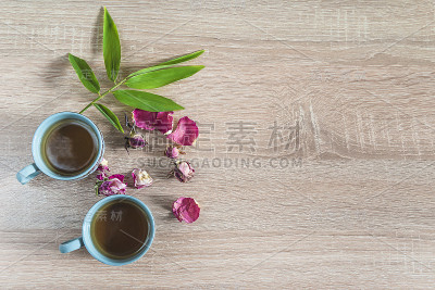 下午茶时间的概念。