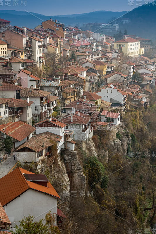 Veliko Tarnovo，保加利亚，一个美丽的夏日