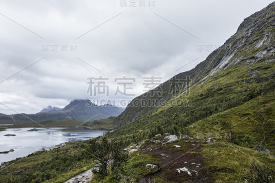 挪威风景罗弗敦和维斯特群岛