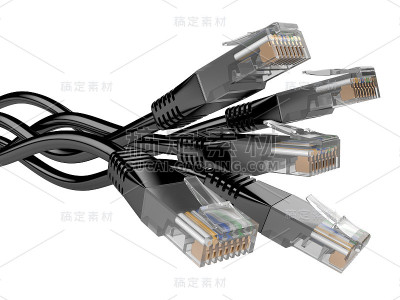 黑色跳线网络电缆