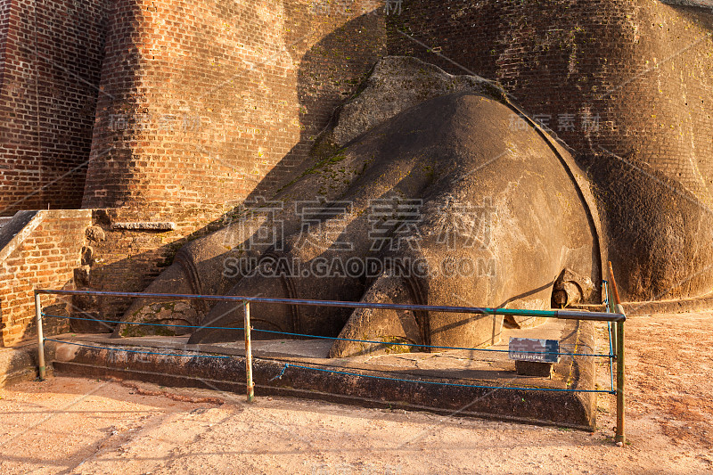 狮子爪，Sigiriya Rock