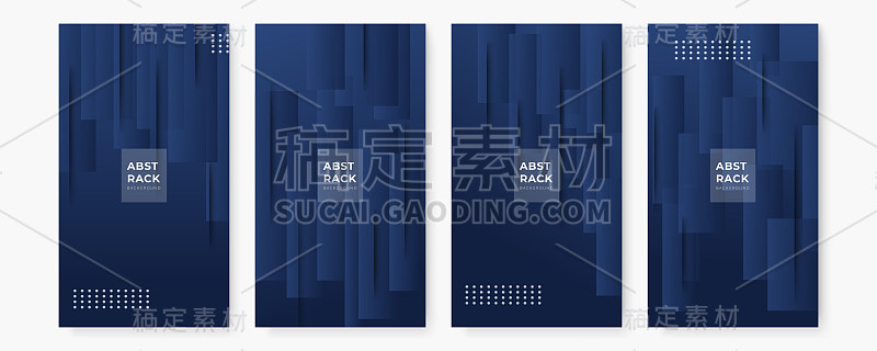 几何背景矢量名片或社交媒体帖子模板。矢量插图设计为商业公司介绍，旗帜，封面，网页，传单，名片，海报，