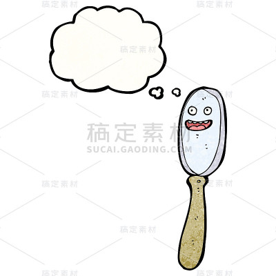 放大镜卡通人物