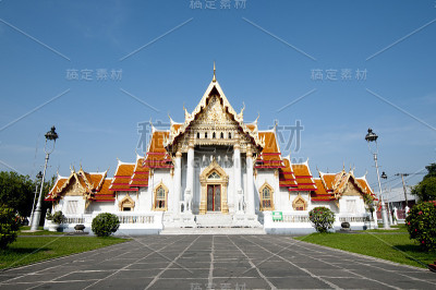 美丽的泰国寺庙在曼谷