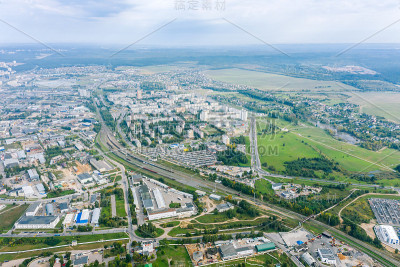 工业区鸟瞰图