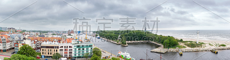 Panorama of Kolobrzeg