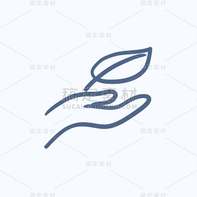 Environmental protection sketch icon.
