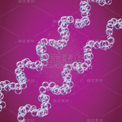洗发水泡沫与彩色逼真的泡沫
