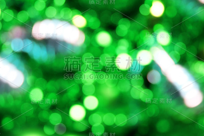 黄绿色的散景背景