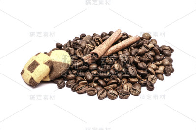 豆咖啡和饼干