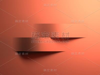 抽象的最小背景，两个弯曲的纸条纹