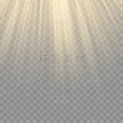 阳光与明亮的爆炸，耀斑太阳射线。