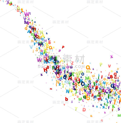背景与信件。