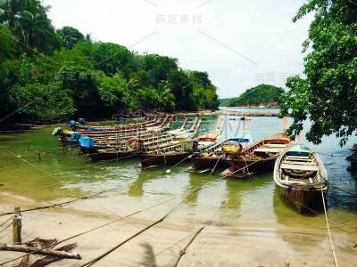 兰大岛的渔船