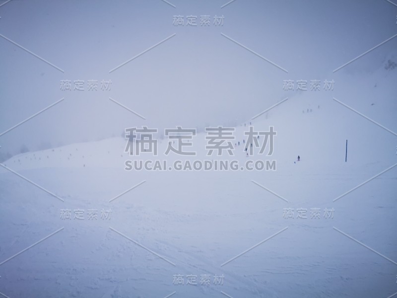 法国夏蒙尼，勃朗山，高山，滑雪，滑雪板，旅游，旅游，度假，美丽的雪冬天