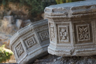 希腊科斯岛科斯镇的古集市遗址