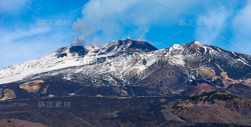 西尔维斯特里火山口-埃特纳火山-意大利西西里岛